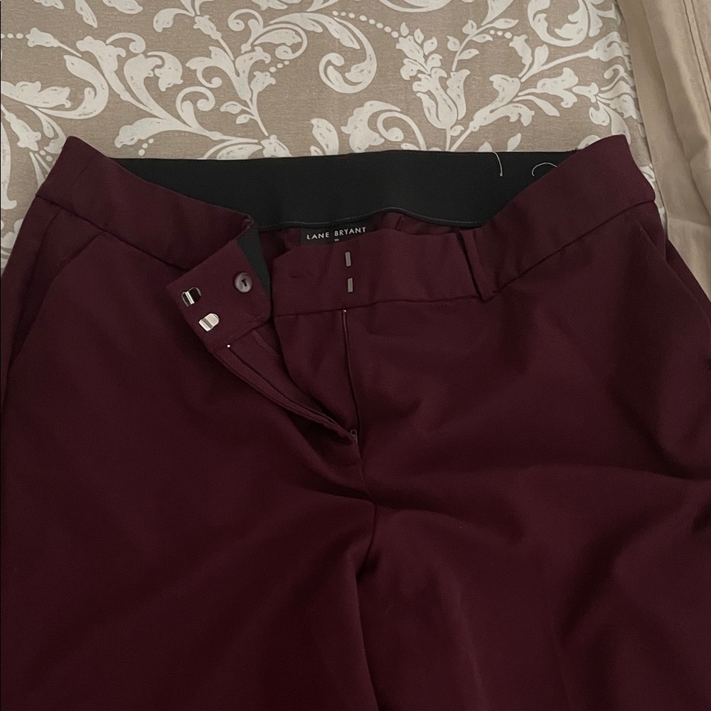 Lane Bryant women’s  Burgundy Pants